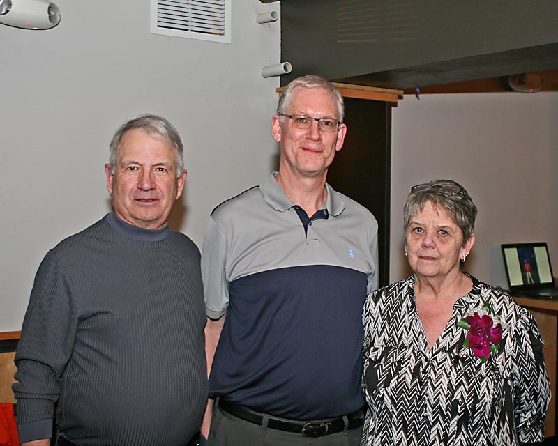 Jeff with honorees John and Gayle Clements